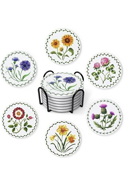 STARUBY Set of 6 ceramic holders, diameter 10 cm,