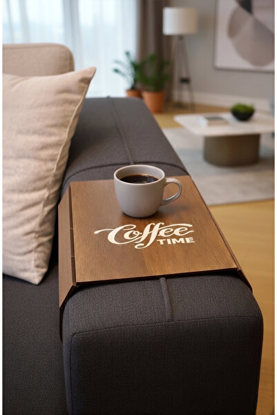 Işıl Concept Ahşap Kol Sehpası, Kaymaz Kahve Altlığı, Koltuk Tepsisi, Kolçak ...