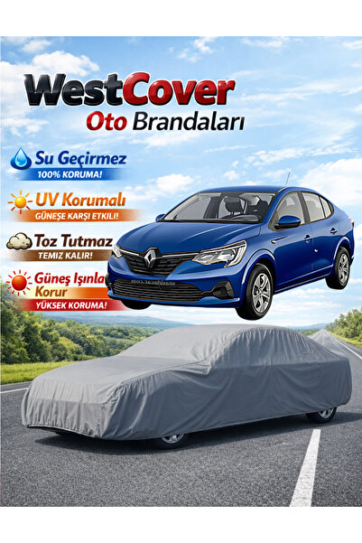 WestCover Renault Taliant Uyumlu Oto Branda,Su Geçirmez Çadır,Araba Brandası