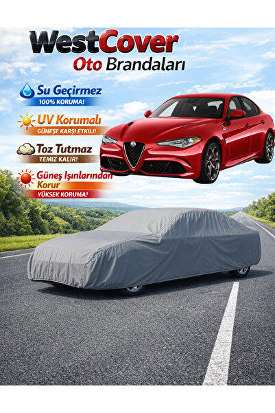 WestCover غطاء سيارة ألفا روميو جوليا المتوافق، خيمة مقاومة للماء، غطاء سيارة