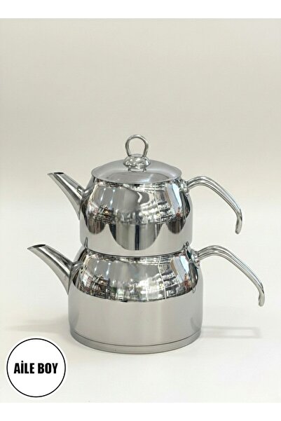 FARALYAHOME Sude Metal Handle Family Size Teapot 1.45 Lt/2.90 Lt