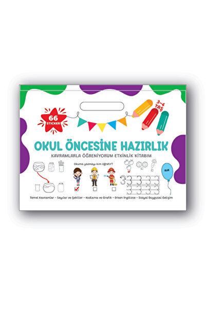Çocuk Akademi Okul Öncesine Hazırlık Kavramlarla Öğreniyorum Etkinlik Kitabım