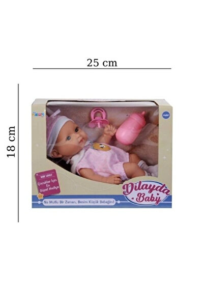 Asya 26 CM TAM KAUÇUK BEBEK EMZİK VE BİBERONLU