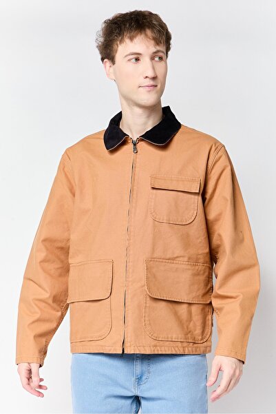 Levi's Men Plain Denim Jacket, Brown