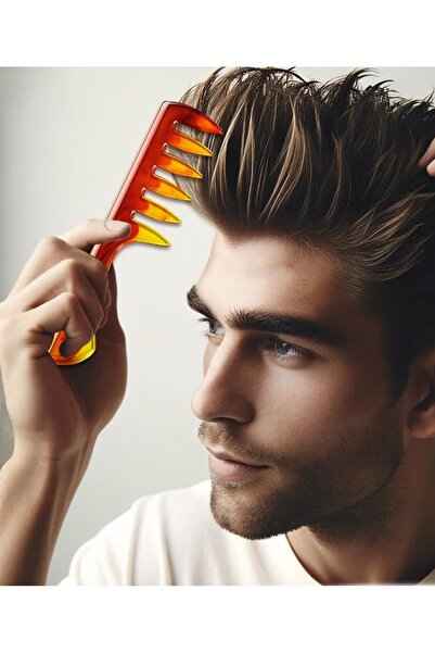 gaman Gmn-4 Hair Lightening Antistatic Comb Wide Toothed Hair Comb Special Co...