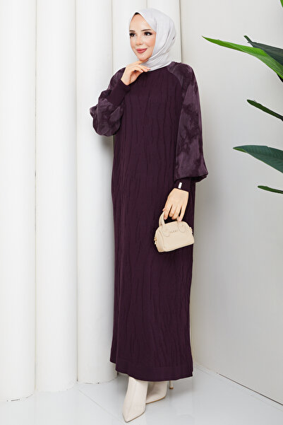 Pamuk Butik Women's Spider Web Patterned Sleeve Silk Kupra Mercerized Knitwea...