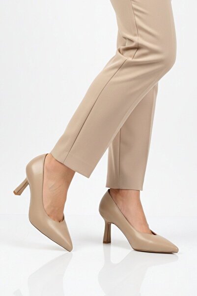 AYAKMOD Pantofi cu toc subțire pentru femei Mink 593052 Z