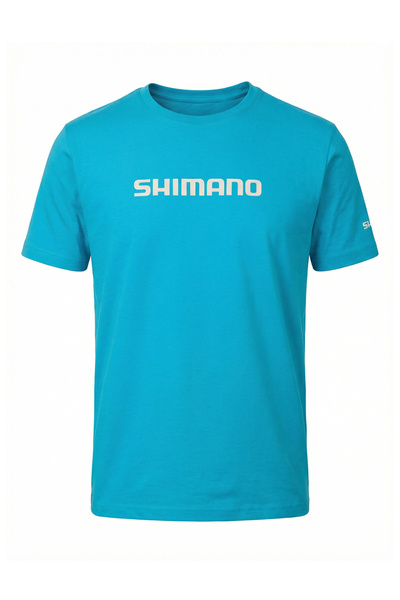 Shimano Tricou cu biban de mare albastru -( S )