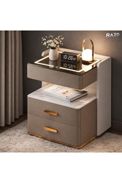Razo Smart Nightstand with Wireless Charging