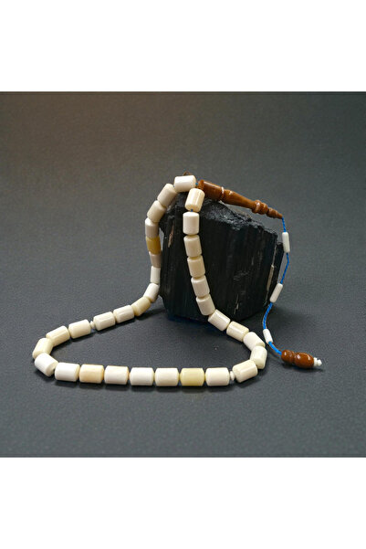 İnan Tesbih 8X12 mm Camel Bone Kuka Imamieli Capsule Cut Prayer Beads