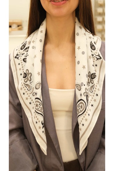 Jerie Ethnic Pattern Scarf 70X70Cm