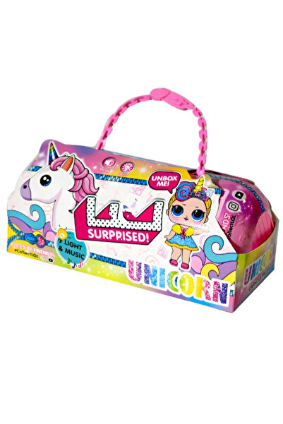 LOL Unicorn Capsule Doll & Accessories Light Up & Musical Unboxing Surprised ...