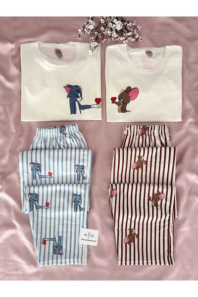 MH Moony Homewears Women's Single Mouse Pajamas (the Woman's Version of Coupl...