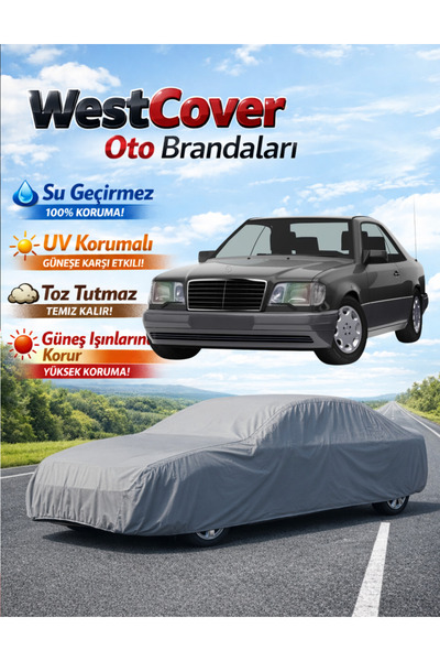 WestCover غطاء سيارة مرسيدس-بنز الفئة E كوبيه (C124) متوافق مع السيارة، خيمة ...