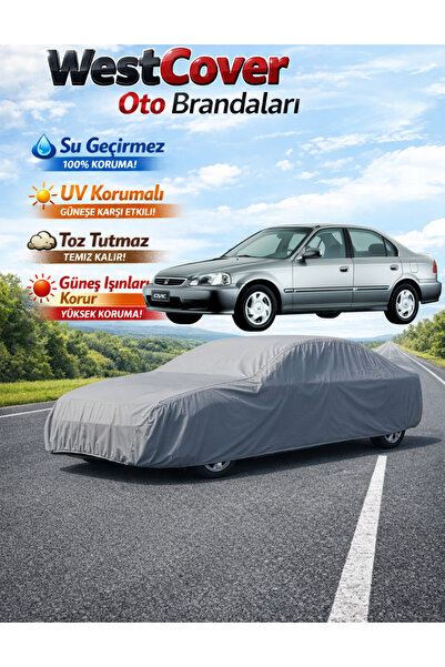 WestCover غطاء سيارة متوافق مع هوندا سيفيك (1993-2001)، خيمة مقاومة للماء، غط...
