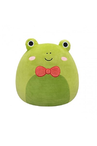 SQUISHMALLOW Plush toy 13 cm, Green frog with red bow tie, Squishmallows