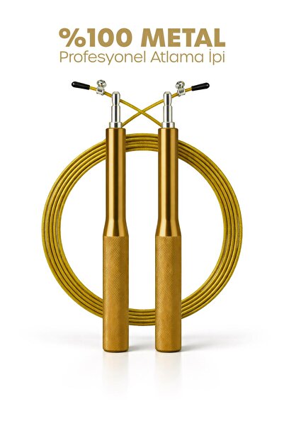 Telvesse Premium Ayarlanabilir %100 Çelik Atlama İpi Uzunluk Ayarlı Atlama İp...