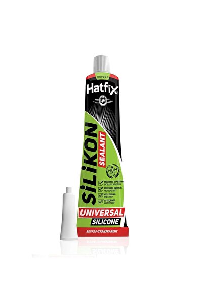 Şeffaf Silikon Tüp 50gr Çok Amaçlı Yapıştırıcı Mastik