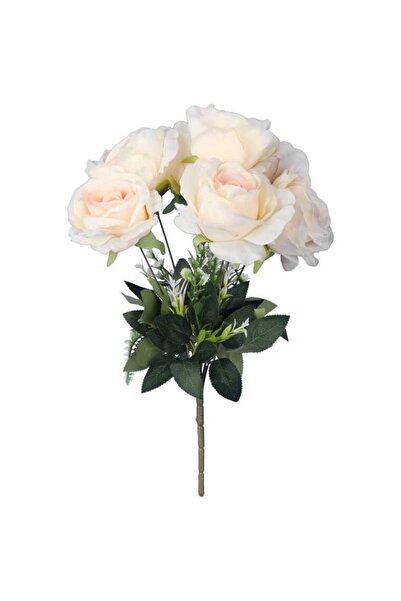 Goliat BUKIET 7 RÓŻ Z DODATKAMI 46 CM KOLOR BIAŁO RÓŻOWY