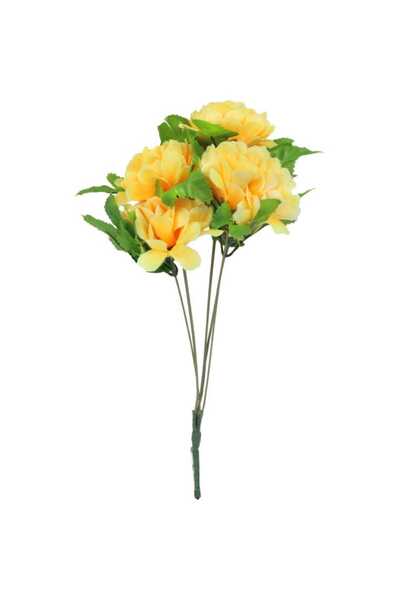 Goliat Bukiet 5 chryzantem w kolorze żółtym