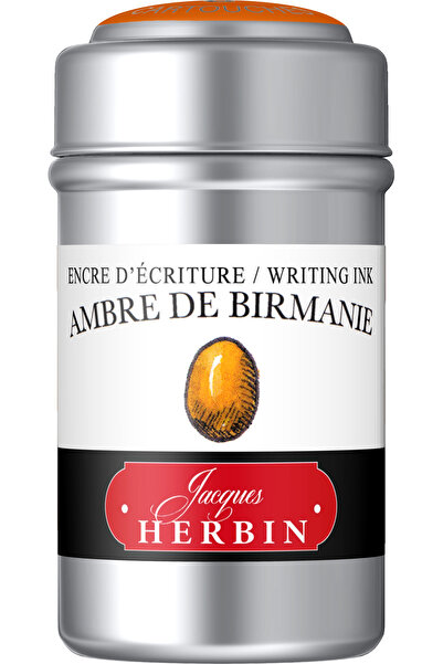 Jacques Herbin Cartușe de cerneală Ambre de Birmanie - set de 6