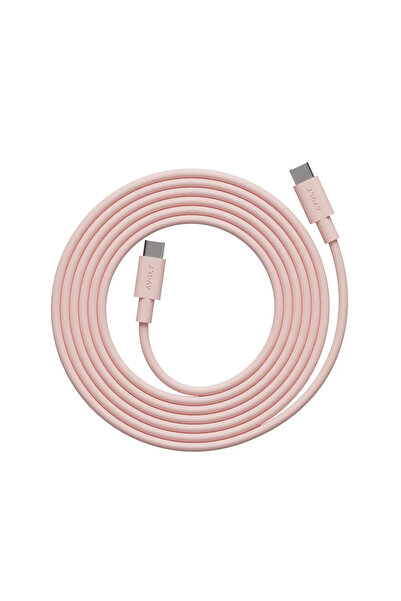 AVOLT Data and fast charging cable, USB-C/USB-C, AVOLT, 2 m, pink