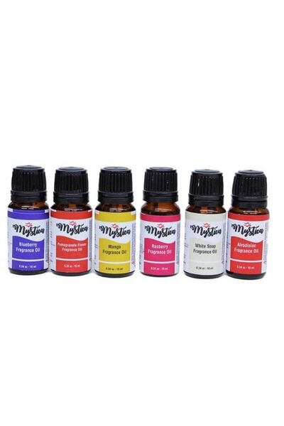 mystica Favori 6'lı Set Esansiyel Uçucu Yağ Buhurdanlık Yağı Hava Nemlendiric...