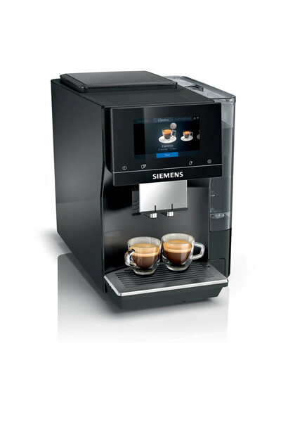 Siemens TP713RO9 espresso machine, black; 19 bar