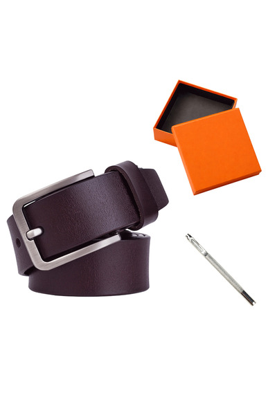 PriStyle Σετ Ζώνη από Γνήσιο Δέρμα για άνδρες, Preducea και κομψό κουτί δώρου...
