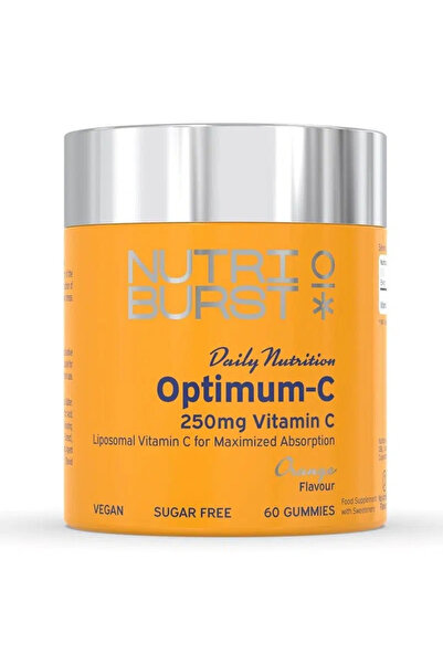 Nutriburst Vitamin C 250 mg Optimum C orange flavor jelly 60 pcs