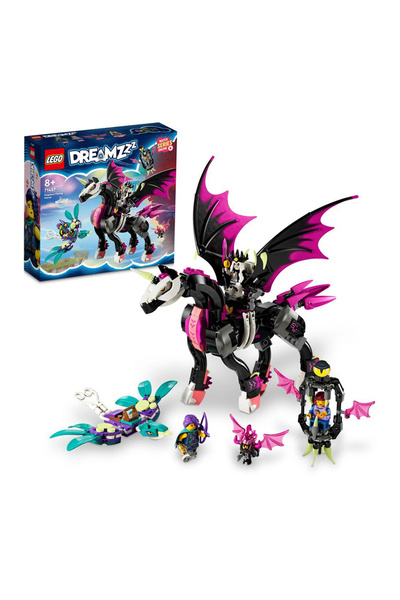 LEGO حصان بيغاسوس الطائر من دريمزز 71457 - 482 قطعة، أجنحة متحركة، مناسب للأط...