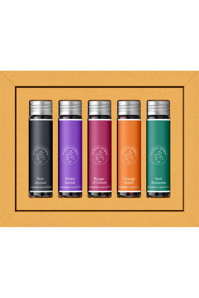 Jacques Herbin Set de 5 sticle de cerneală 15ml Solaris