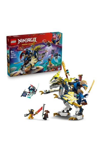 LEGO NINJAGO Rogue’s Mech Dragon Rider Ninja Toy and Dragon Battle Playset wi...