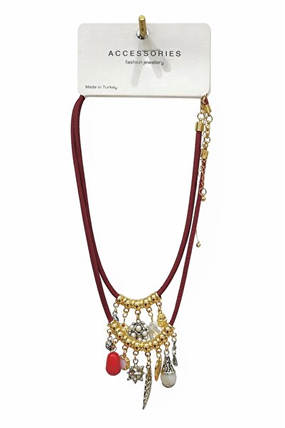 GLOW ACCESSORIES BAE قلادة فولاذية طراز زرا عالية الجودة