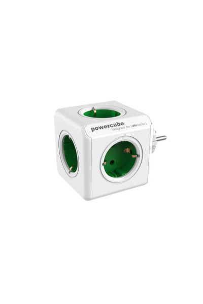 Allocacoc Cubic extension cord, Powercube by Allocacoc, 5 sockets, white and ...