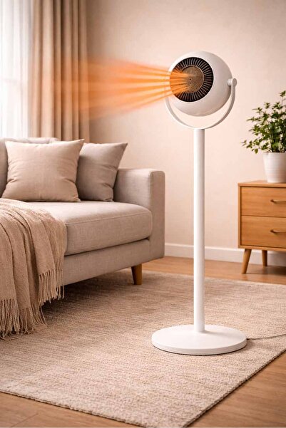 Tastech Ayaklı Isıtıcı Fan 800W Sessiz Çalışma Hızlı Isıtma Aşırı Isınma Koru...
