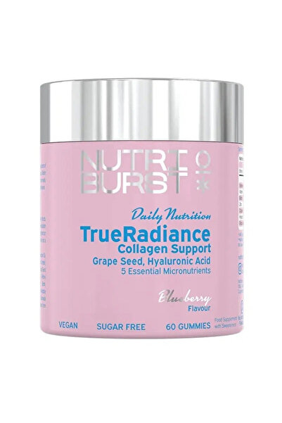 Nutriburst True Radiance blueberry-flavored collagen support jellies 60 pcs