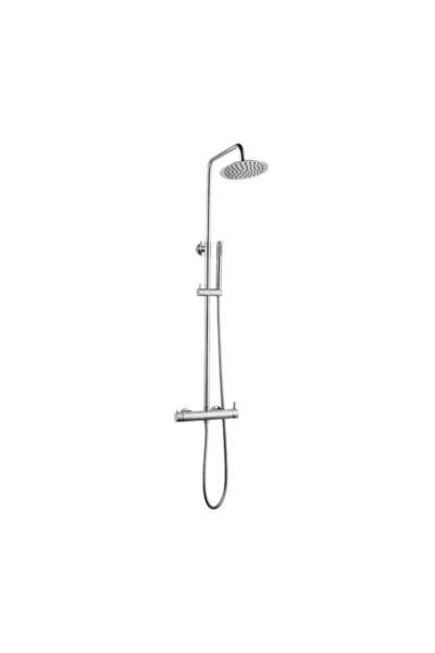 Diplon Coloană de duș BGQ4901 cu mixer, cromată, cap de duș fix și portabil, ...