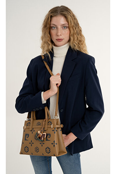 Pierre Cardin Camel Women's Shoulder Bag with Snap Closure and Adjustable and...