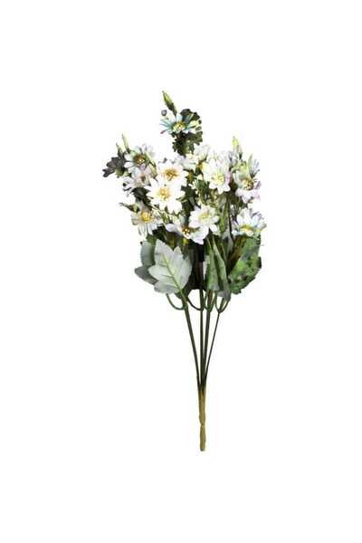 Goliat Bukiet 7 gałązek z 35 kwiatami chryzantemy kolor zielony