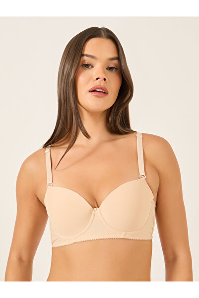 INENEMIS By Styli Solid Padded Wired Push Up Bra