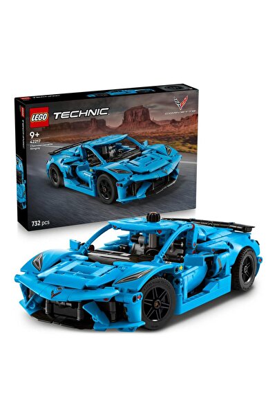 LEGO Technic Chevrolet Corvette Stingray Blue Car Model Kit Toy Vehicle for K...