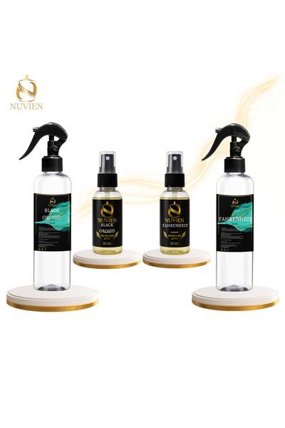 Nuvien Absolute Refinement – ​​Fahrenheit & Black Orchid Air Freshener Set