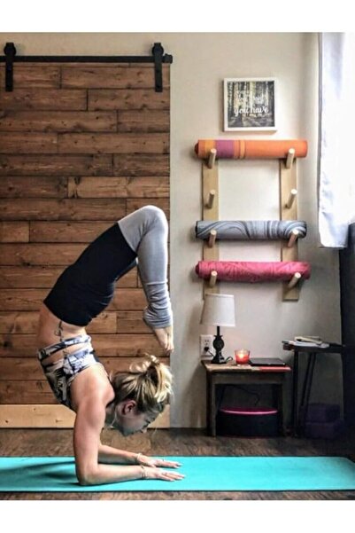 handanca Temel Ahşap yoga dekoru, antrenman organizatörü