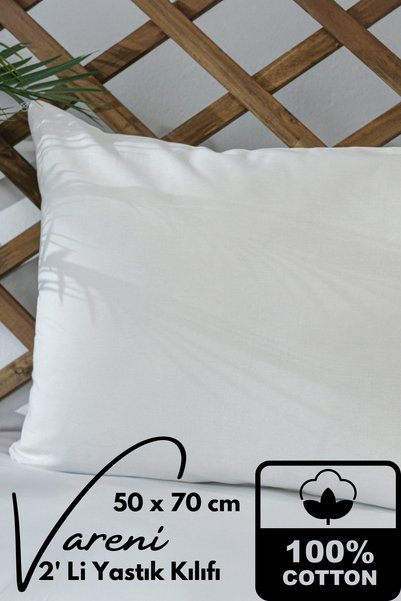 MUEV Bohemian Cotton Pillowcase 2 Pieces 50 X 70 cm Zippered, Covered, Flap Pillowcase