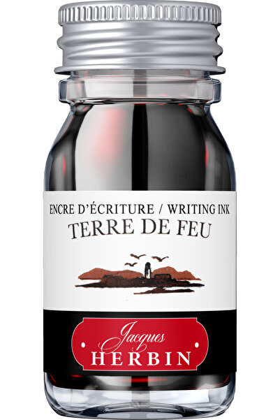 Jacques Herbin Sticlă de cerneală 10ml Terre De Feu