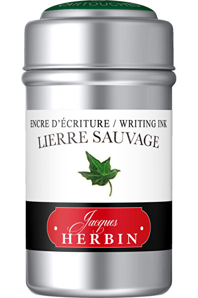 Jacques Herbin Cartușe de cerneală Lierre Sauvage - set de 6