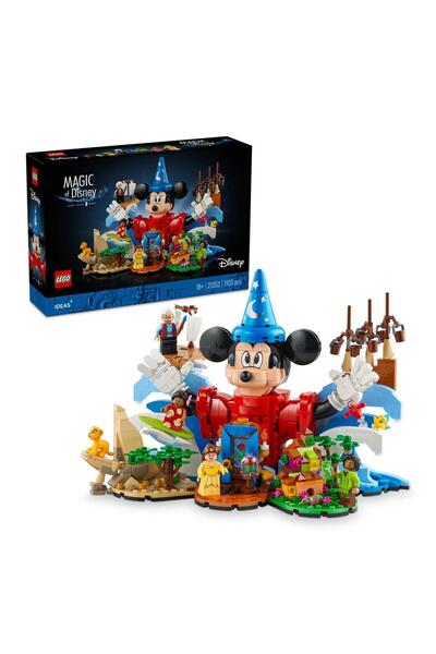 LEGO مجموعة مكعبات بناء ديزني السحرية من آيدياز 21352 - 1103 قطعة