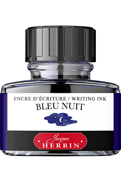 Jacques Herbin Sticlă de cerneală 30ml Bleu Nuit