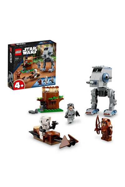 LEGO Star Wars AT-ST Walker Building Set 75332 - 87pcs, Ages 4 Years+, 6x8x12...